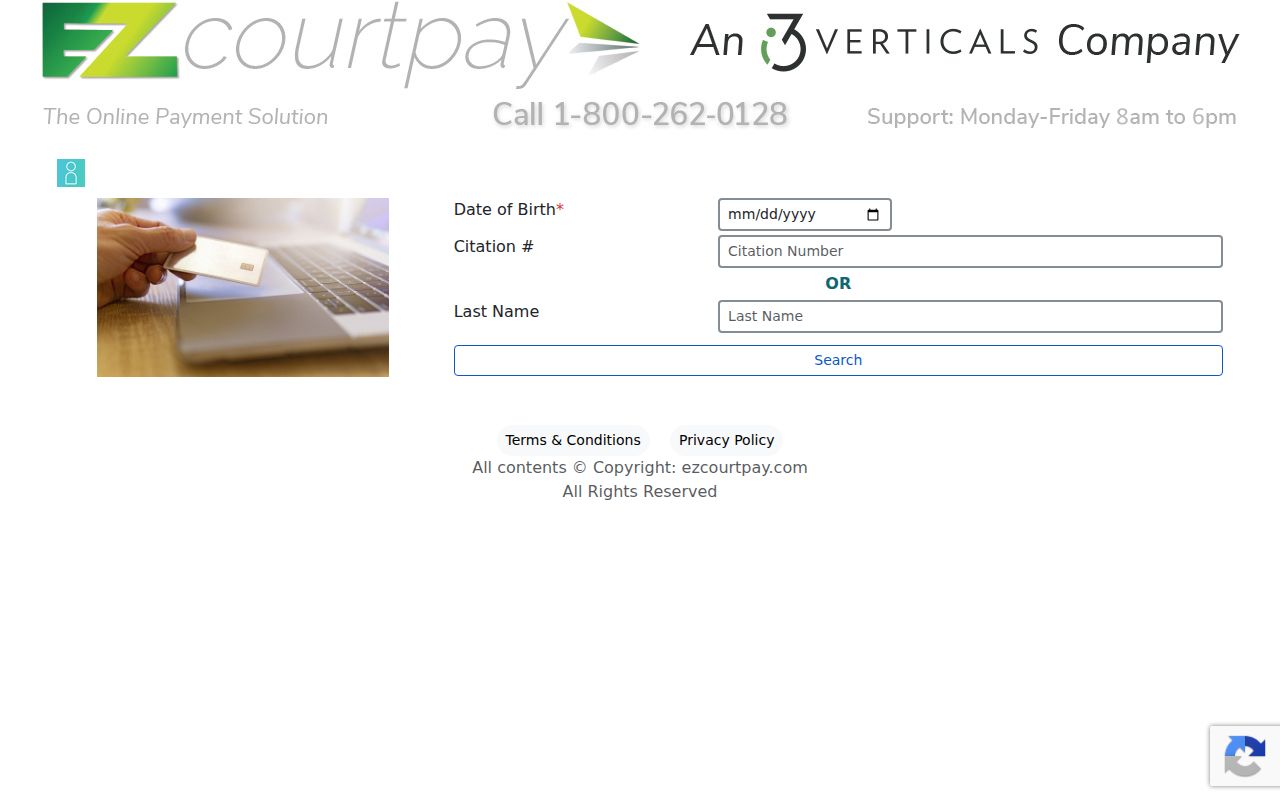 Cohutta court docket EZCourtPay ticket route