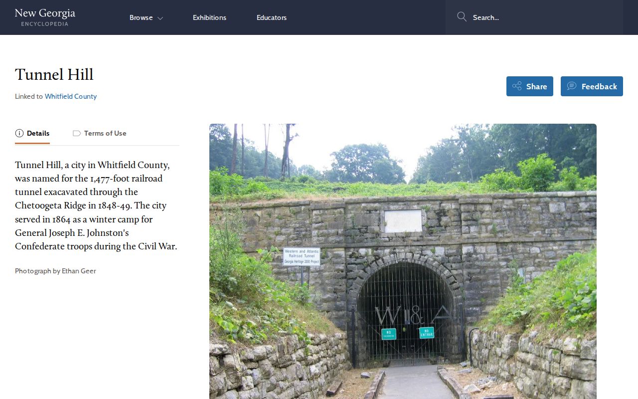 Tunnel Hill local history context for court docket readers